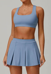 Sport Wear Set with Bra and Skirt