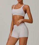 Square Neck Yoga Bra Cami Crop Top