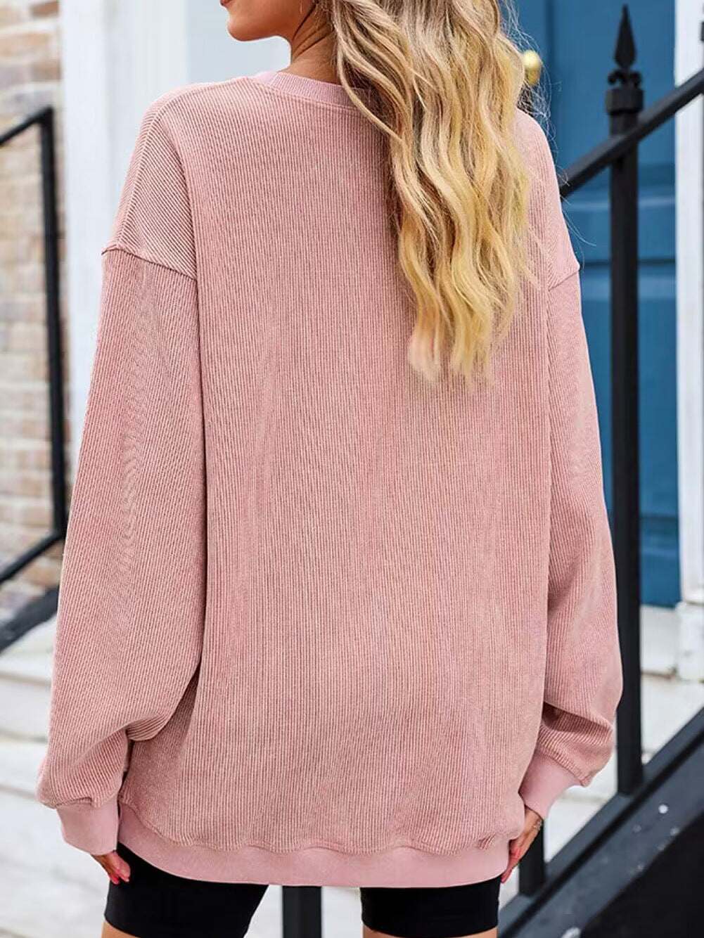 Long Sleeve Casual Round Neck Sweatshirts | Perfect for Chilly Days