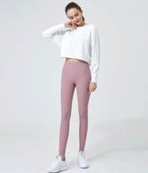 Long Sleeve Crop Yoga T-Shirt