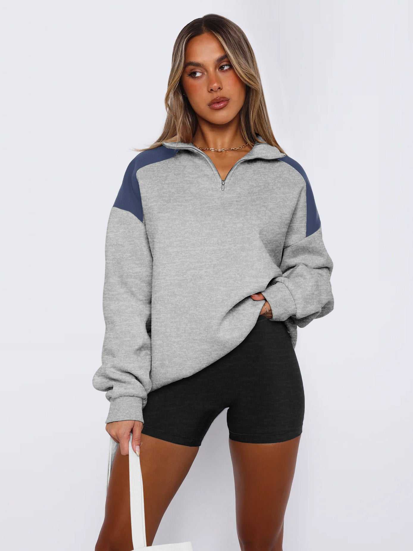 Color Block Pullover Sweatshirt | Stylish &amp; Cozy for Everyday Wear