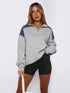 Color Block Pullover Sweatshirt | Stylish & Cozy for Everyday Wear