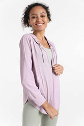 Sun Protection Full-Zip Hooded Jacket