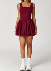 Athletic Tennis Dress With Pocket