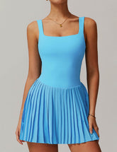 One Piece Tennis Dress With Inside Shorts and Pockets