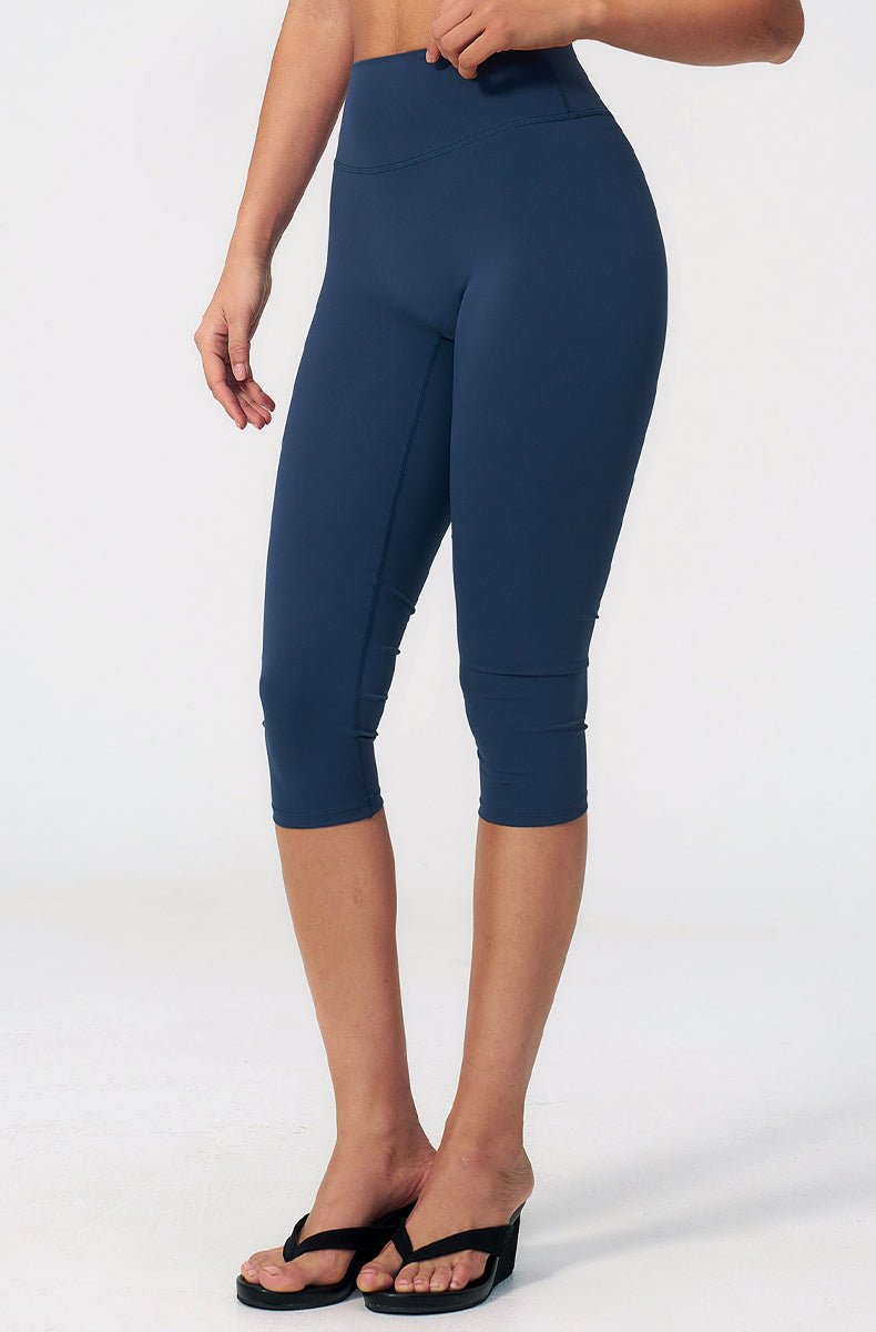 Tummy Control Capri Yoga Leggings