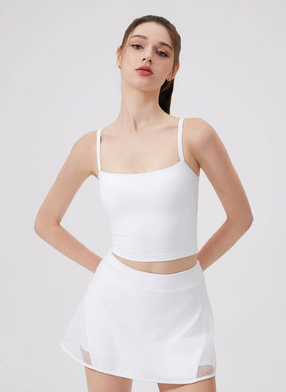 Bowknot Strappy Sports Tank Tops