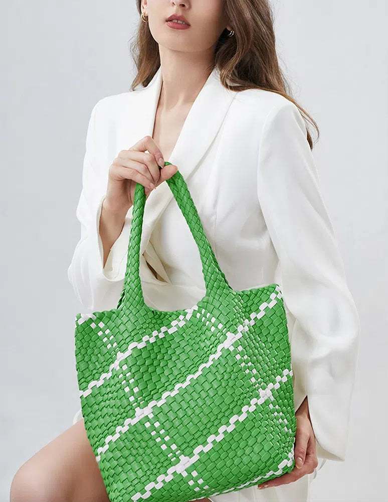 Large Capacity Handmade Woven Tote Bag | Perfect for Daily Essentials