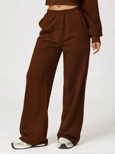 Wide Leg Sweatpant Baggy Straight Leg Sweat Pant with Pocket