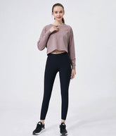 Long Sleeve Crop Yoga T-Shirt