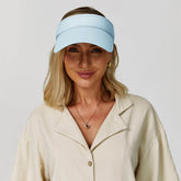 Wide Brim Sports Visor Hats Adjustable Empty Top Cap