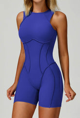 Sleeveless Backless Yoga One Piece Jumpsuits