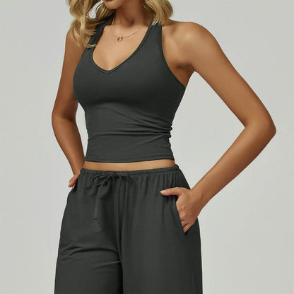 Workout Tank Top with Removable Bra Pad