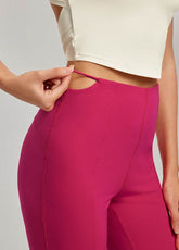 High Waist Athletic Flare Pants Yoga Trousers