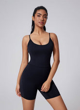 Spaghetti Straps Short Rompers Jumpsuit