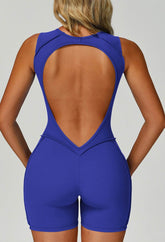 Sleeveless Backless Yoga One Piece Jumpsuits