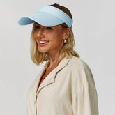 Wide Brim Sports Visor Hats Adjustable Empty Top Cap