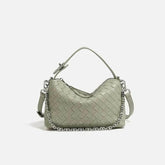 Woven Leather Tote Bag