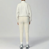 Half Zip Long Sleeve Crop Top Sports Sweatshirt