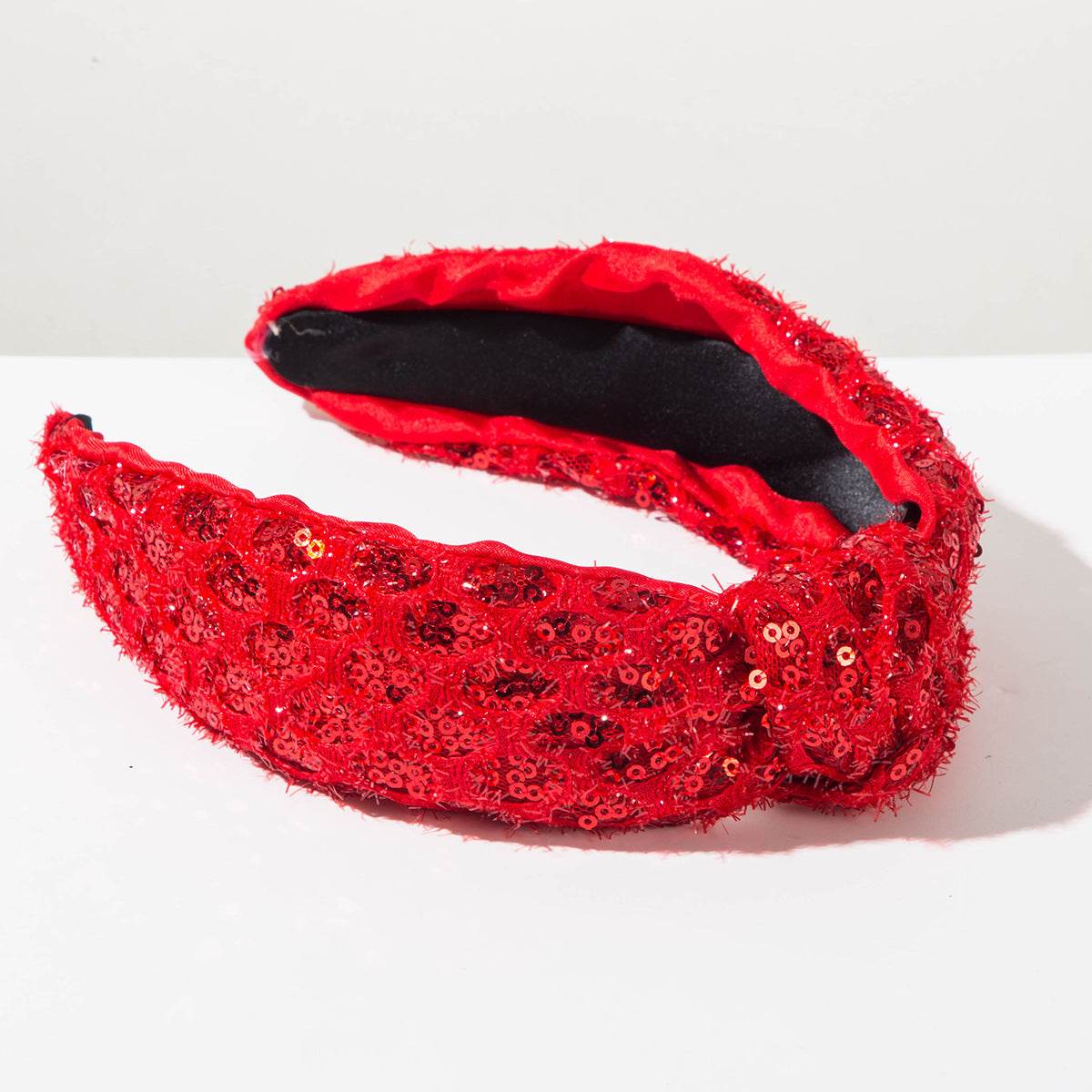 Sequin Headbands Sparkly Top Knot Hairbands Hair Accessories