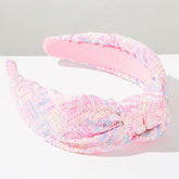 Sequin Knotted Headband Glitter Hair Accessories