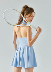 Polo Tennis Dresses with Built-in Shorts