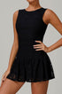 Retro Lace Sleeveless Tennis Dress with Short