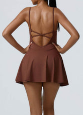 Tennis Dress with Shorts and Pockets