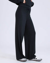 High Waist Wide Leg Pants Lounge Sweatpants with Drawstring
