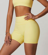 High Waist Elastic Tight Fitness Shorts
