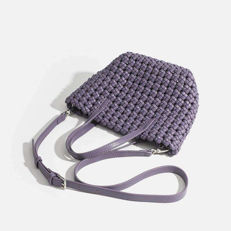 PU Woven Simple Handbag | Elegant &amp; Versatile Daily Accessory