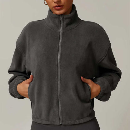 Loose Zipper Sports Sweatshirt Jacket | Comfortable &amp; Versatile