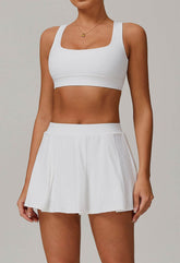 Sport Wear Set with Bra and Skirt