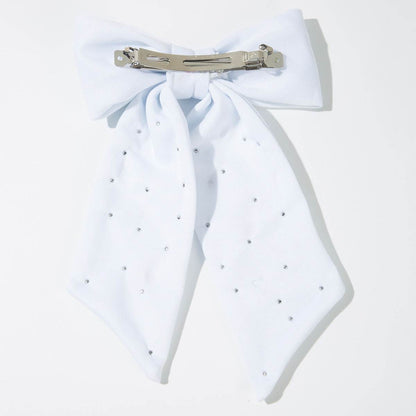 Game Day Hair Bow Clips Rhinestone Baseball Hair Accessories