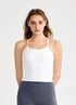 Swallowtail Back Slit Sports Tank Top