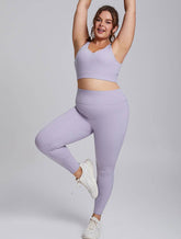 V Neck Cross Back Sports Bra