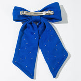 Game Day Hair Bow Clips Rhinestone Baseball Hair Accessories