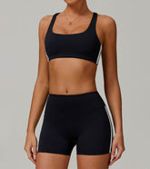 Square Neck Yoga Bra Cami Crop Top