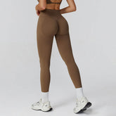 High Waist Workout Leggings Tummy Biker Pants