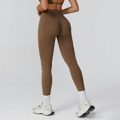High Waist Workout Leggings Tummy Biker Pants