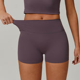 No Front Seam High Waist Biker Shorts