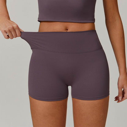 No Front Seam High Waist Biker Shorts