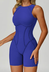 Sleeveless Backless Yoga One Piece Jumpsuits