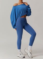 Sports Sets with Long Sleeve T-Shirts and Leggings