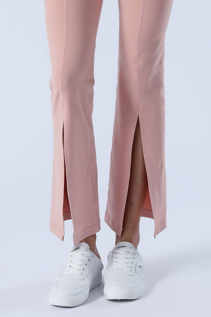 Split-Hem Flared Pants