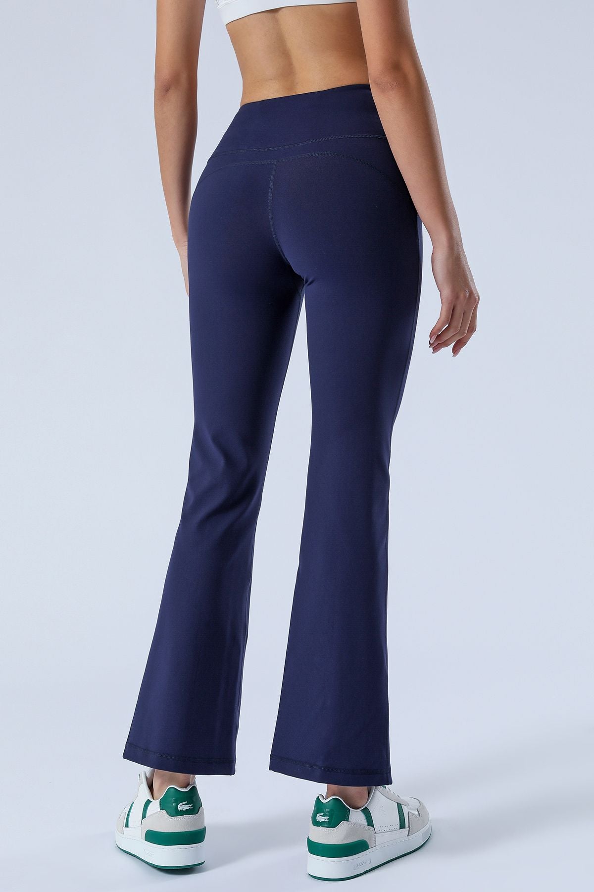 Split-Hem Flared Pants