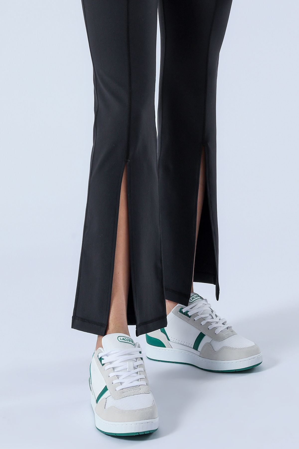 Split-Hem Flared Pants