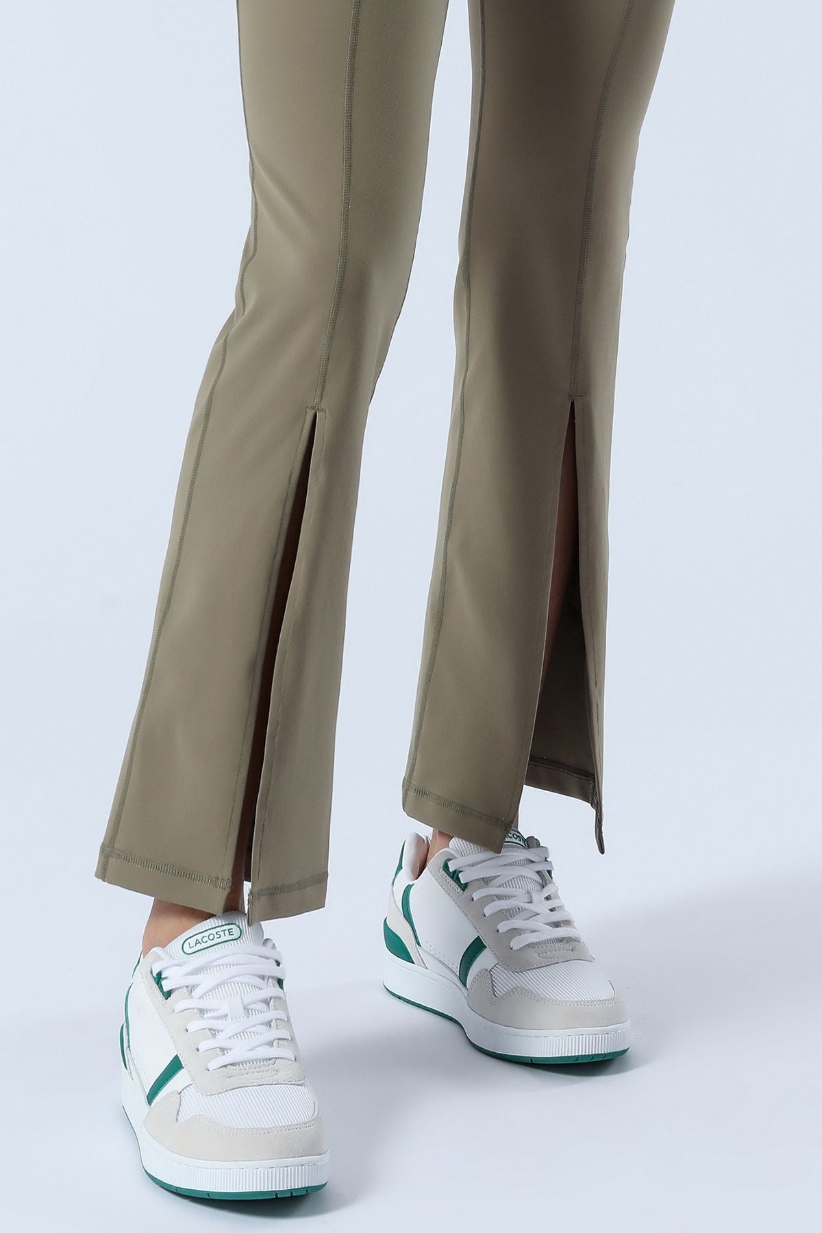 Split-Hem Flared Pants