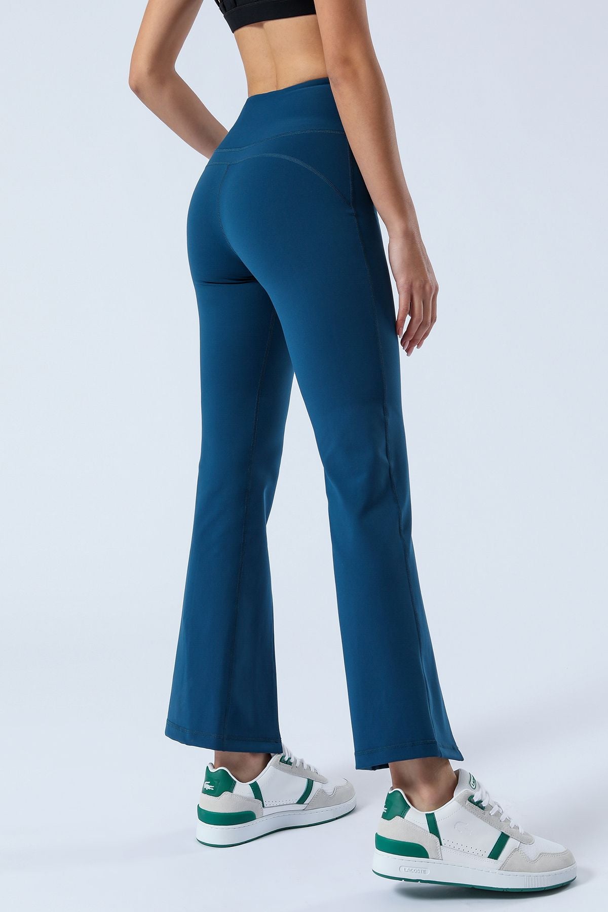 Split-Hem Flared Pants