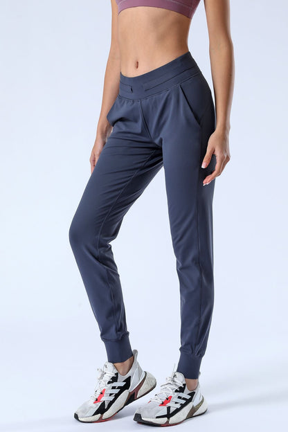 Tapered Joggers with Drawstring - Comfortable Athletic Style